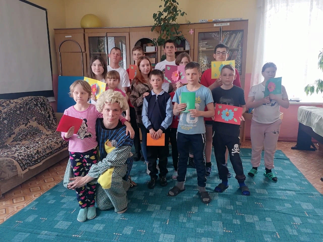 Домовенок Кузя в гостях в социально-реабилитационном центре пгт. Тяжинский
